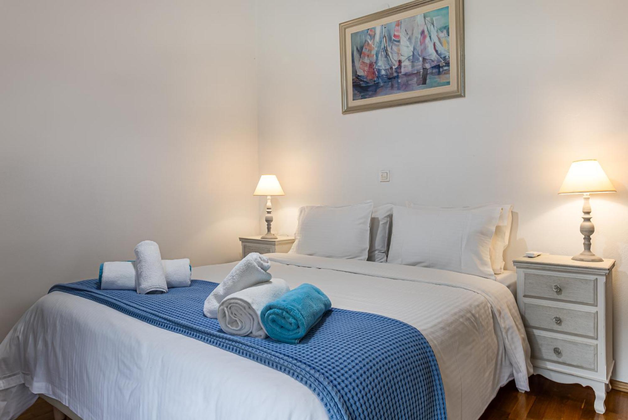 Dimitra Apartment With Private Pool And Sea View -The Ground Floor Of A Two Storey Building Daratsos Екстер'єр фото